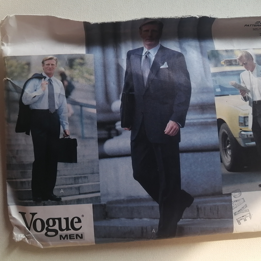 Vogue Men Suit Pattern